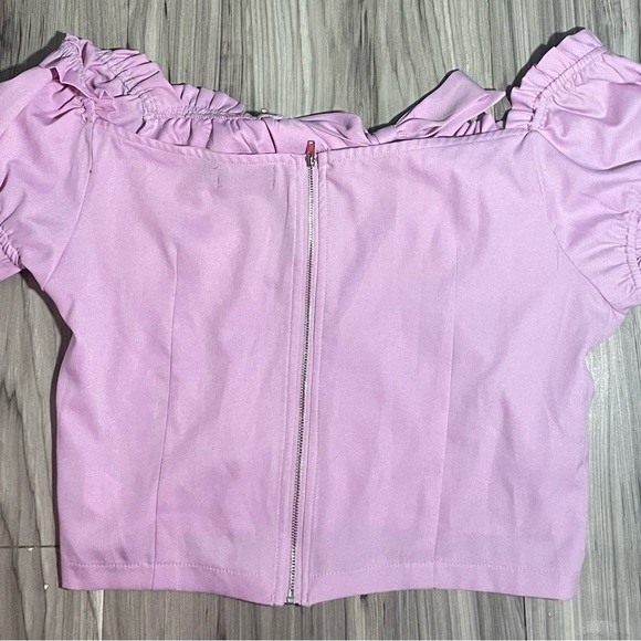 PrettyLittleThing Light Purple Ruffle Blouse - Picture 6 of 8